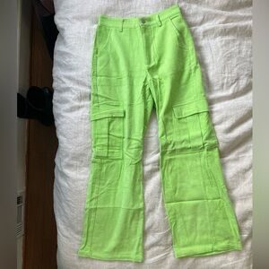 Cider Green Casual Bottoms Relaxed Fit